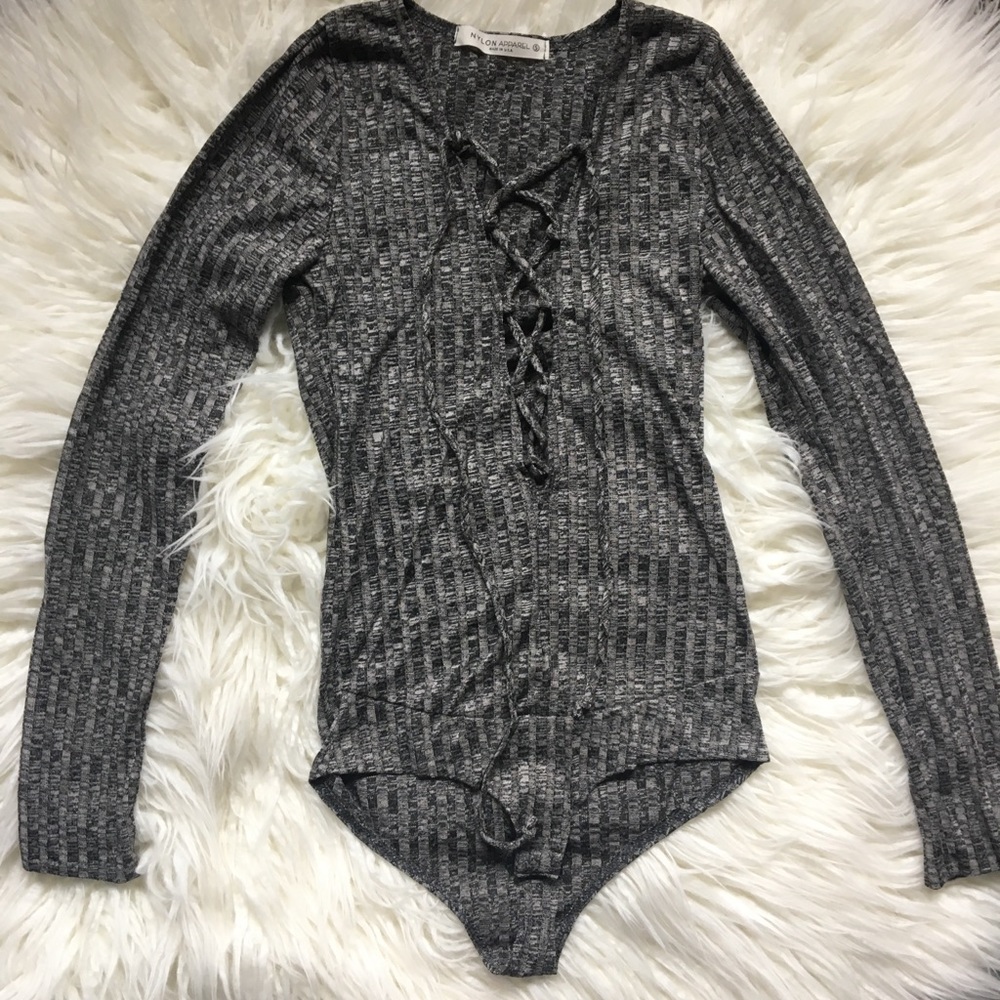 Lace-up Bodysuit